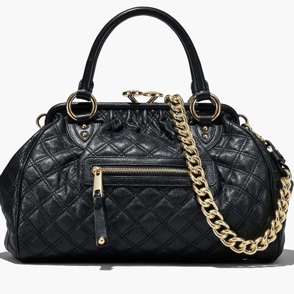 MARC JACOBS ~ ORIGINAL QUILTED LEATHER STAM BAG - Picture 2 of 11